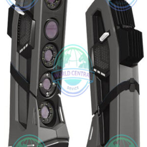 Engineer scanning automotive component using Creaform Go!SCAN Spark