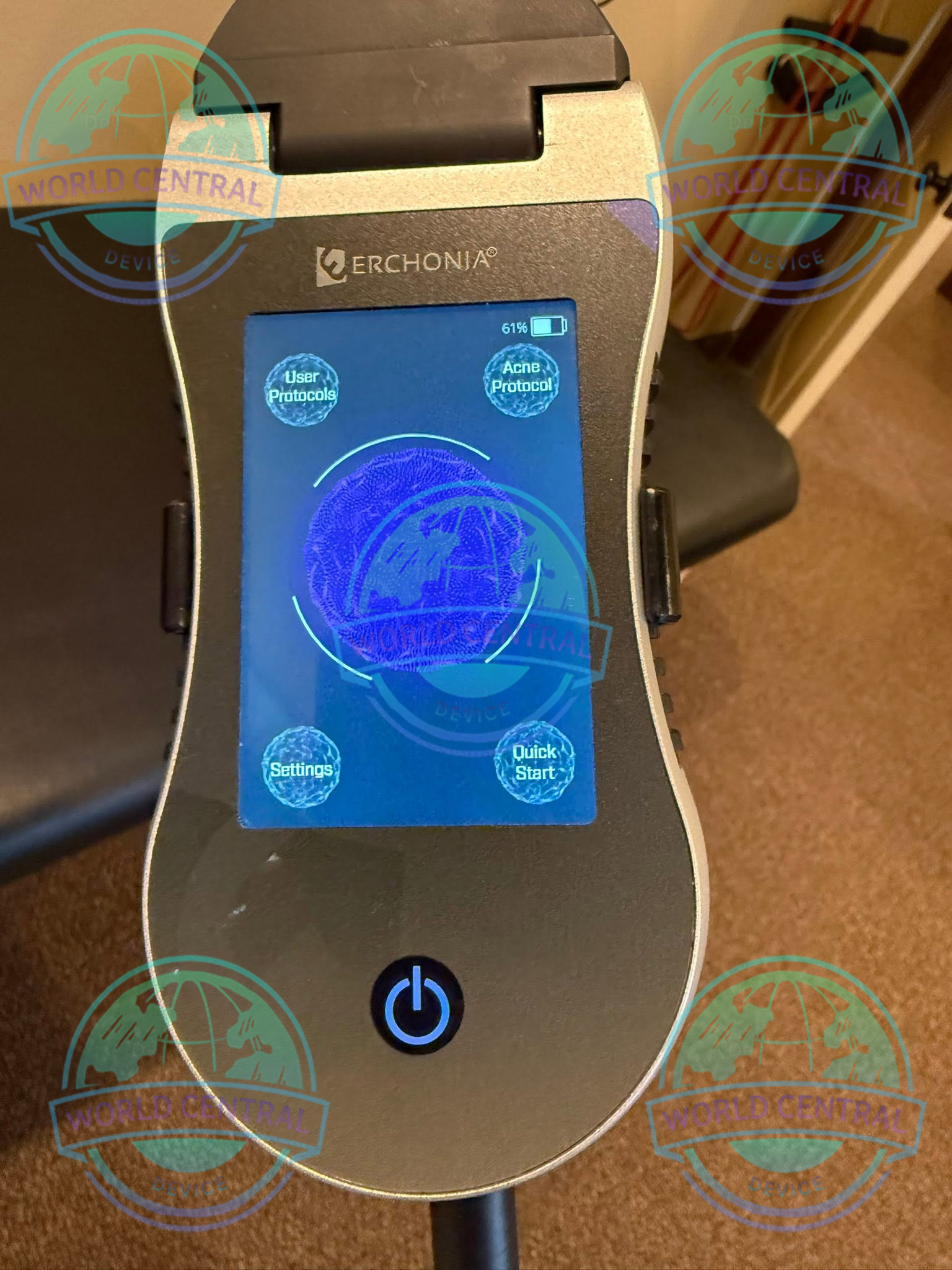 Erchonia EVRL Rehabilitation Session Patient receiving EVRL laser therapy
