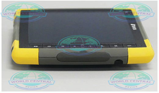 Topcon FC-6400 GNSS Survey Solution Surveyor using Topcon FC-6400 with GNSS receiver for RTK surveying