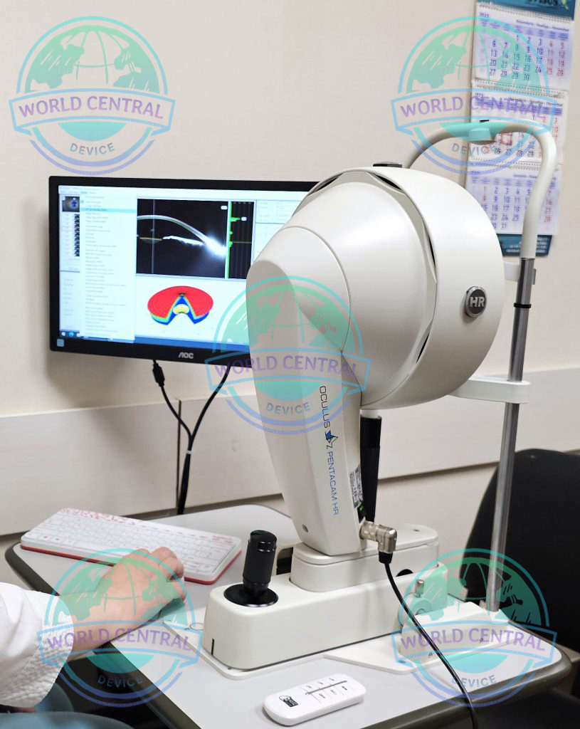 Corneal Tomography & Diagnostic Maps Pentacam HR corneal tomography maps and anterior segment diagnostic analysis