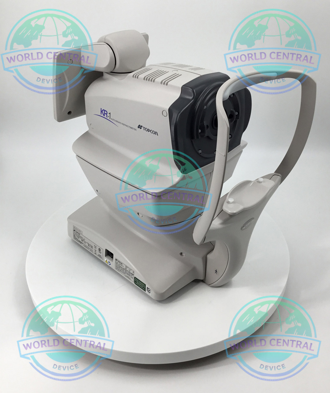 User-Friendly Clinical Workflow Topcon KR-1 auto kerato-refractometer LCD display and thermal printer