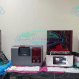 SprintRay Pro 95S printing surgical guide and dental models